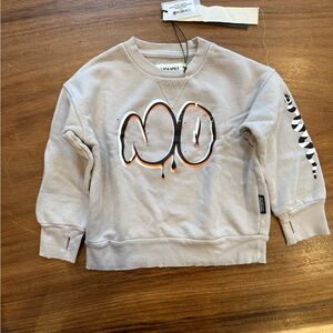 New with tag! Nununu bubbly NO sweatshirt